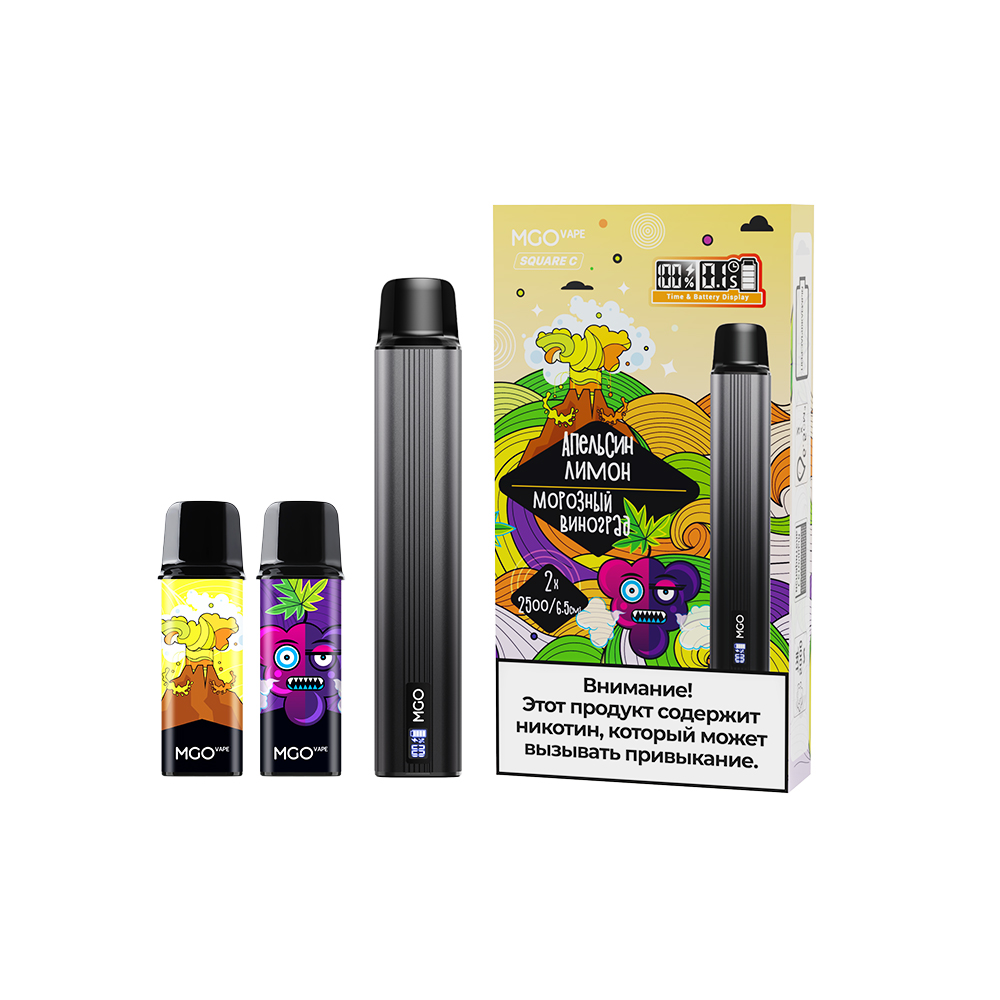 MGO SQUARE C Refillable Pod Vape 5000 Puffs 650mAh Battery